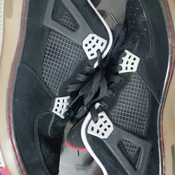 Nike Air Jordan Fusion (AJF 4) Bred/  Black Cement - Picture 10 of 12